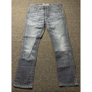 Kenneth Cole Reaction Slim Fit Jeans Mens 34x32 Medium Wash Blue Denim